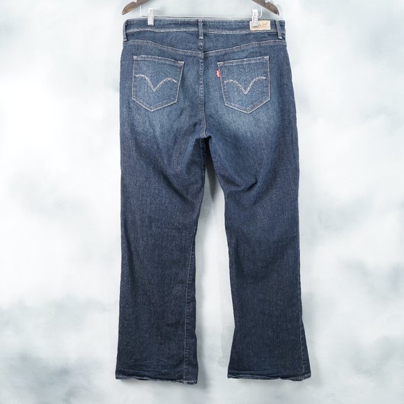 Levis Strauss 512 Bootcut Men's Vintage Denim Jeans Pants Trousers | Size 35x32 - Picture 2 of 13